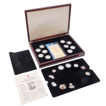 German Empire collection of 31 coins with a total of 280g Ag fine