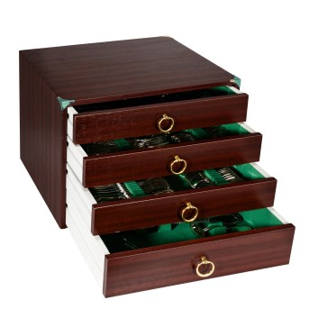 ZARAMELLA ARGENTI Padua.  Augsburg thread, extensive cutlery set 