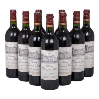 2003 CHÂTEAU CLÉMENT-PICHON Haut-Médoc 9 bottles,