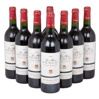 2000 LA FLEUR PAUILLAC Pauillac 9 bottles,