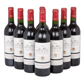 2000 LA FLEUR PAUILLAC Pauillac 9 bottles,