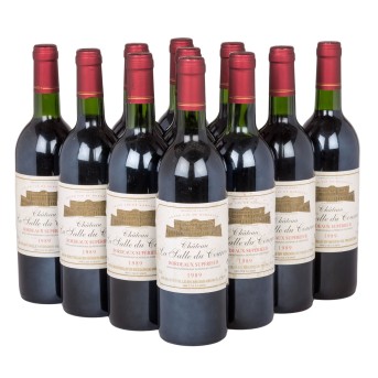 1989 CHÂTEAU LA SALLE DU COURROS Bordeaux Supérieur 11 bottles,