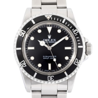 ROLEX Submariner 'Spider Glossy Dial' Ref 5513 Herrenuhr von ca. 1985. 
