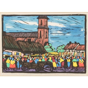 WESTHÄUSER, MAX (1885-1958), &quot;Jahrmarkt&quot;,