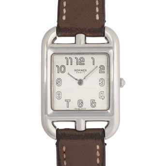 HERMÈS Cape Cod ladies' watch ref. CC1.210a, circa 2000s.