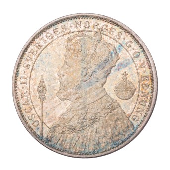 Sweden/SILVER - 2 Kronor 1897,