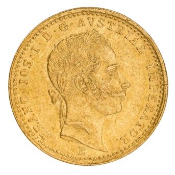 Kaiserreich Österreich /GOLD - Franz Joseph I. 1 Dukat 1865-E