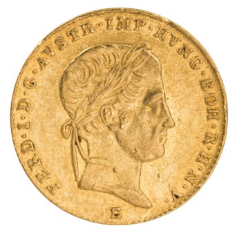 Kaiserreich Österreich /GOLD - Ferdinand I. 1 Dukat 1847-E