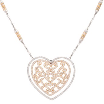 JACOB & Co Collier mit Herzanhänger