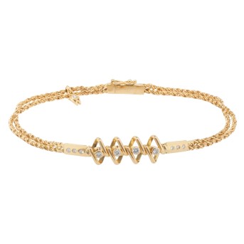 WELLENDORFF bracelet with diamonds