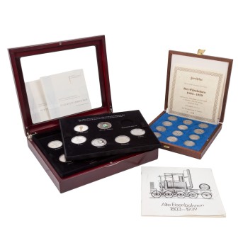 BRD SILVER medal collection in total approx. 249g Ag fine