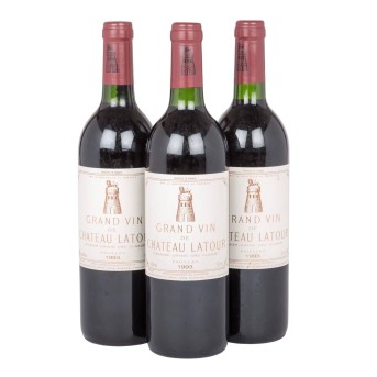 1993 CHÂTEAU LATOUR Pauillac 3 bottles,