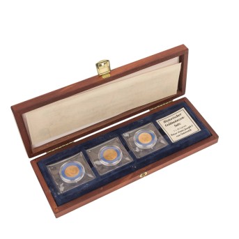 Österreich /3-tlg. Goldlot, Franz Josef I. 10 Kronen