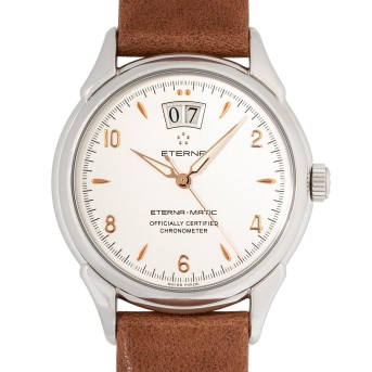 ETERNA-MATIC 1948 Grand Date Chronometer Ref. 8425.41 Herrenuhr Box und Händlergarantie aus 2009.