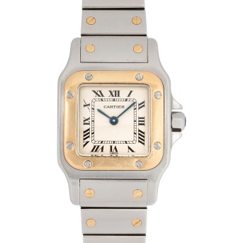 CARTIER Santos Galbée Ref. 1057930 ladies' watch, ca. 90s.