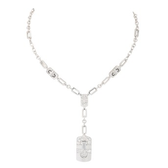 BULGARI Y-Collier "Parentesi" mit Brillanten
