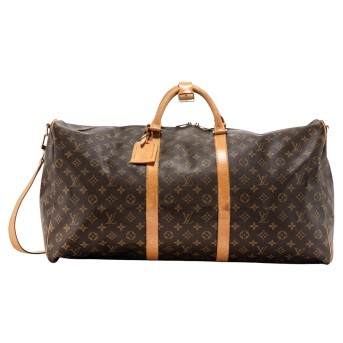LOUIS VUITTON VINTAGE weekender 'KEEPALL BAND. 60'.