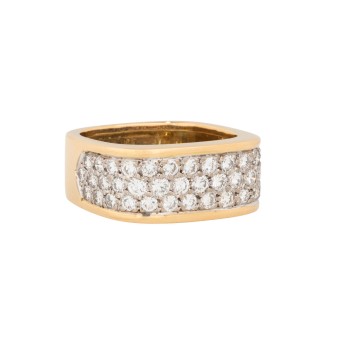 Ring with diamonds totaling approx. 2 ct,