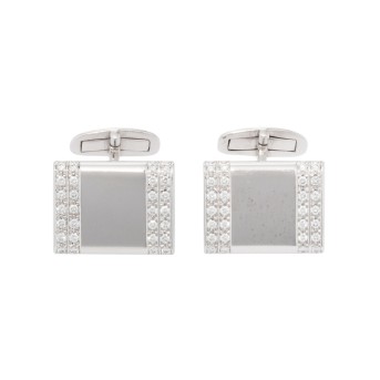 WEMPE Manschettenknöpfe mit Brillanten