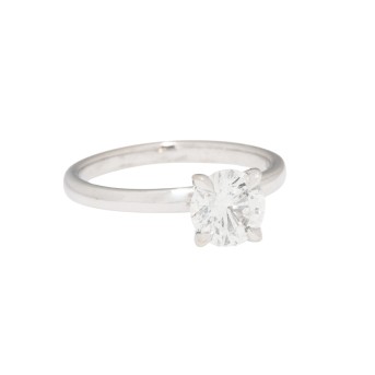 Ring with brilliant-cut diamond approx. 1.03 ct, 