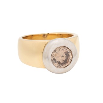 Ring with brilliant-cut diamond approx. 1.4 ct, 