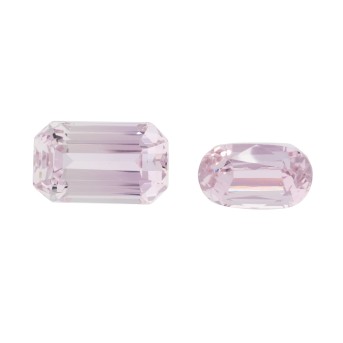 2 lose Kunzite von zus. 39,7 ct,
