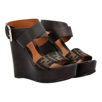 FENDI wedges, size 36.5.