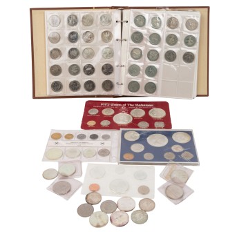 BRD remainder collection, i.a. over 80 x 5 DM (Ag and CuNi),