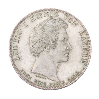 Bayern - Ludwig I. Geschichtstaler 1835 "Denkmal des Königs Maximilian Joseph".