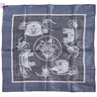 HERMÈS Tuch 'EX-LIBRIS'.