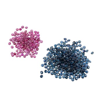 Konvolut Rubine und Saphire,