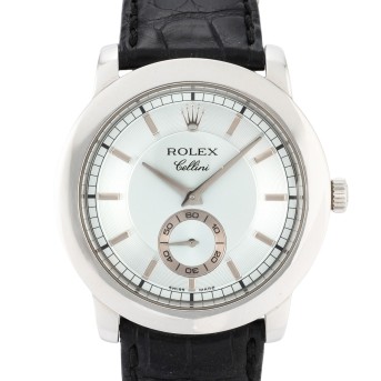 ROLEX ROLEX Cellini Ice Blue Ref 5241 'LC100' Herrenuhr von 2008. Box und Papiere.