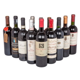 Mixed lot - Italian red wines 12 bottles,
