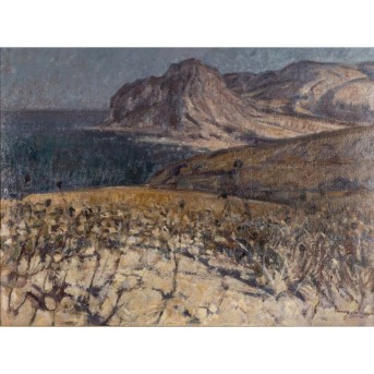 WAGNER, HANSJÖRG (1930-2013) 'Monte Erice Sizilien'