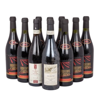 Mixed lot - Italian red wines 10 bottles,