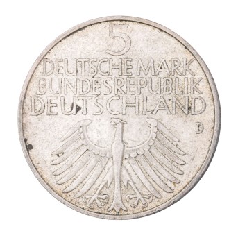 BRD/SILBER - Germanisches Museum 5 DM 1952D