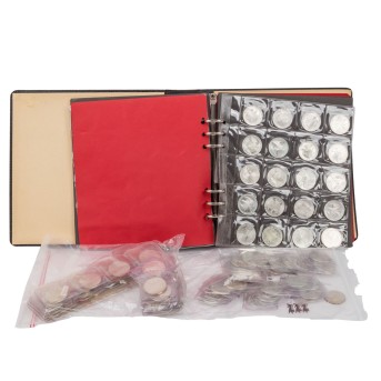 BRD/All World SILVER coin collection with a total of 2356.78g Ag fine
