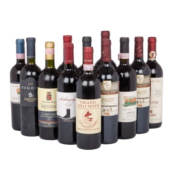 Mixed lot - Italian red wines 12 bottles,