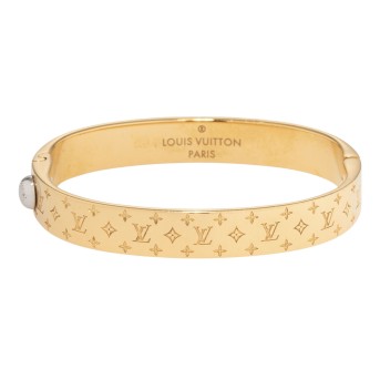 LOUIS VUITTON LOUIS VUITTON Armband 'NANOGRAM MANSCHETTE', Koll.: 2020, akt. NP.: 570,-€, Gr. S.