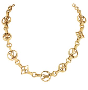 LOUIS VUITTON LOUIS VUITTON Halskette 'CRAZY IN LOCK', Länge max. 48cm.