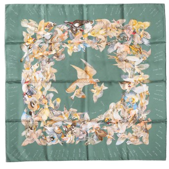 HERMÈS Seidencarré "L'INTRUS",