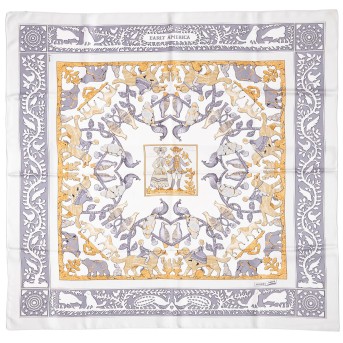 HERMÈS Seidencarré "EARLY AMERICA",