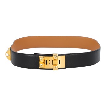 HERMÈS HERMÈS Gürtel 'COLLIER DE CHIEN', L.: 85 cm, Koll.: 1993.