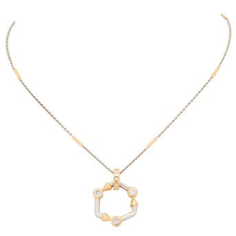 Anhänger, mit 7 Brillanten