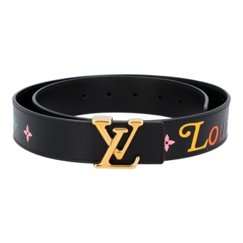LOUIS VUITTON LOUIS VUITTON Gürtel 'NEW WAVE', L.: 85 cm, Koll.:  2018.