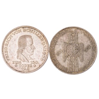 BRD - 5 DM Germanisches Museum and Schiller