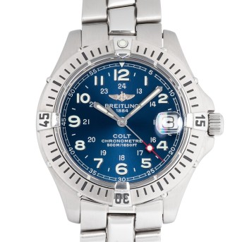 BREITLING Colt Ref A74350 men's watch from 2002, box and papers. 