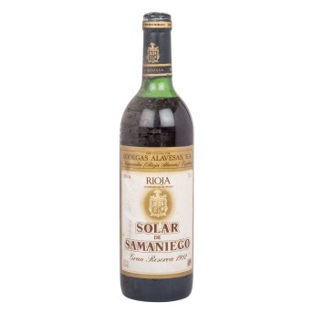 1982 RIOJA GRAN RESERVA SOLAR DE SAMANIEGO 1 bottle,