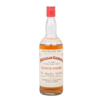 MACALLAN-GLENLIVET Highland Malt Scotch Whisky 1941 '39 Years' 1 bottle,