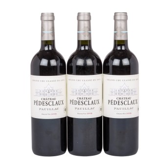 2009 CHÂTEAU PÉDESCLAUX Pauillac 3 bottles,